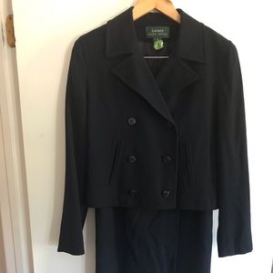Vintage Ralph Lauren Wool Skirt Suit